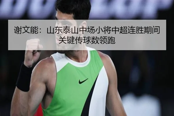 谢文能：山东泰山中场小将中超连胜期间关键传球数领跑